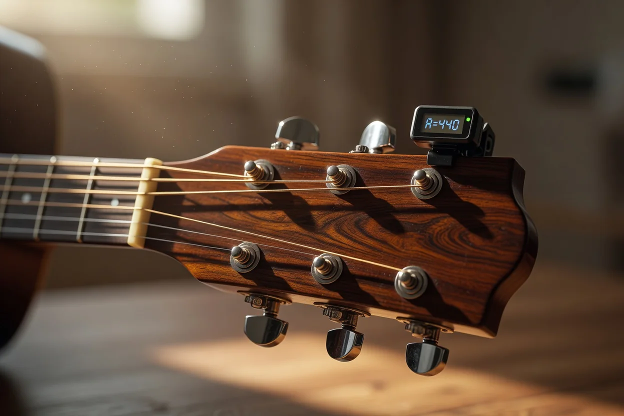 Gitar Nasıl Akort Edilir? Tuner, Uygulama ve Kulaktan Akort
