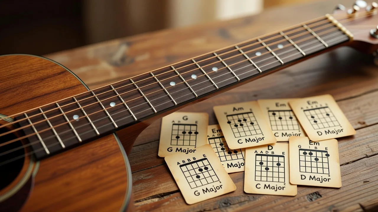 Temel Gitar Akorları Rehberi: İlk Öğrenilecek 8 Akor